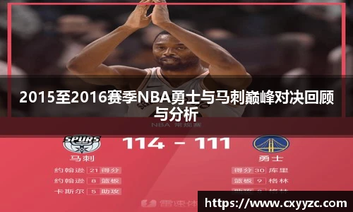 2015至2016赛季NBA勇士与马刺巅峰对决回顾与分析