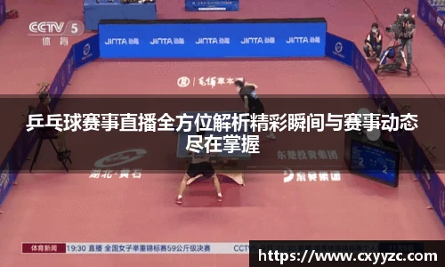乒乓球赛事直播全方位解析精彩瞬间与赛事动态尽在掌握